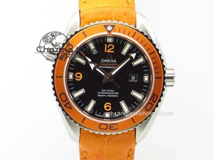 0124 AllSeason Seamaster Edizione Venezia SS Best Edition Black Dial On Leather Strap A 8122